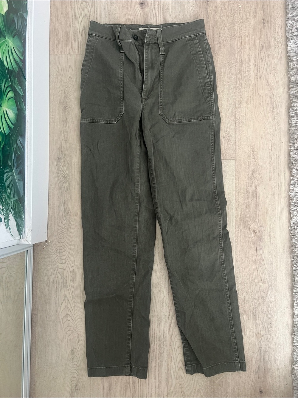Madewell Olive Green Utility Pants